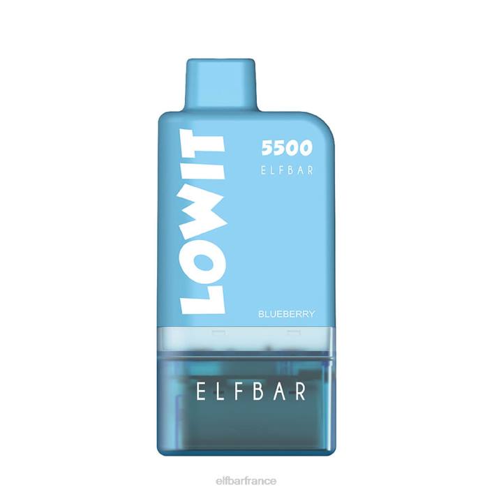 ELFBAR kit de dosettes préremplies lowit 5500 2%nic 2PRT126 framboise bleue