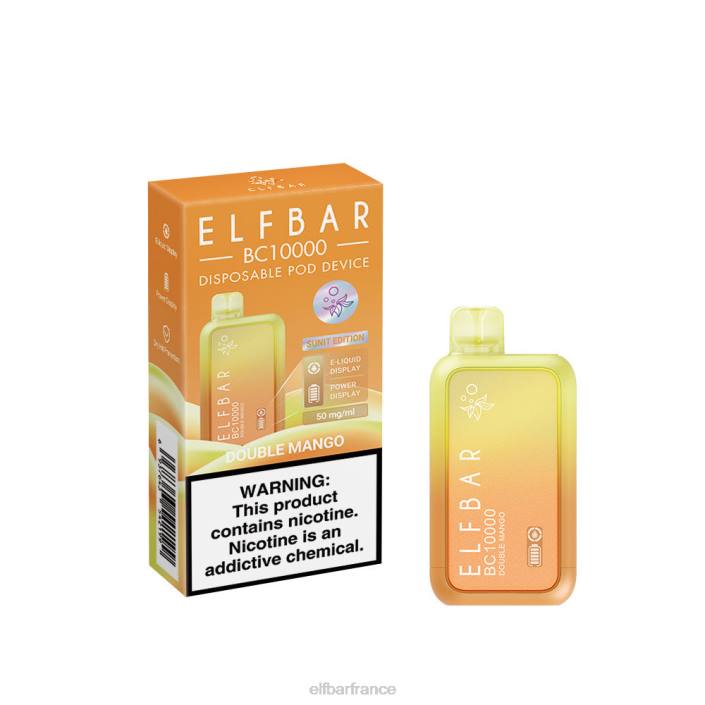 ELFBAR meilleure saveur vape jetable bc10000 meilleure vente 2PRT11 double mangue
